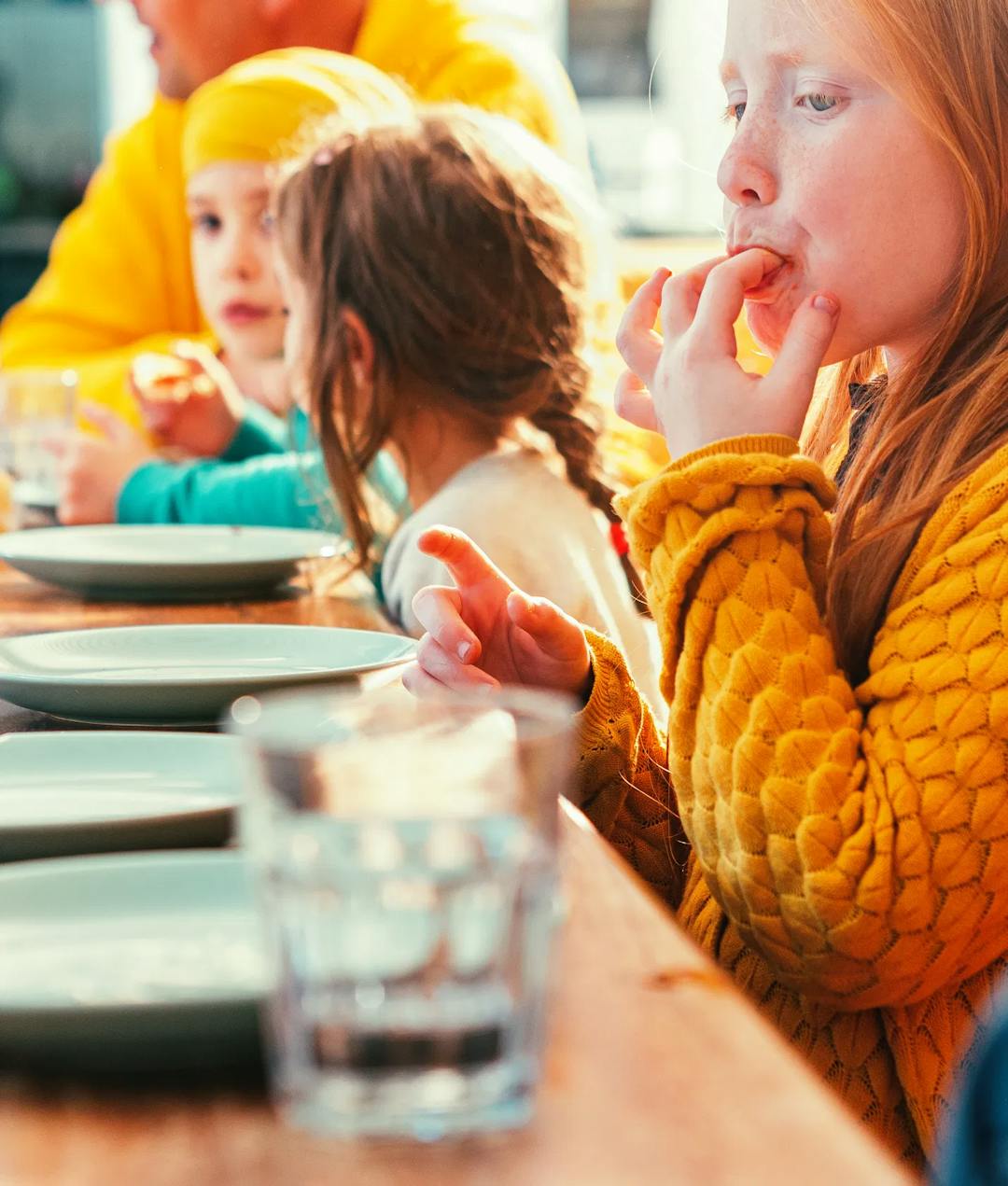 BSO - standaard - aan tafel - kinderen - eten